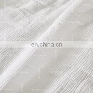 Luxury in Stock Double Layer Organic Cotton Comforter Muslin Ultra Soft Comforter Set Bedding Set With Shams thumbnail-6