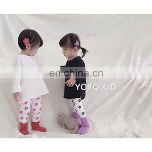 5648 Quickly Delivery Supplier Kid Girls Autumn Floral Outwear Legging thumbnail-4