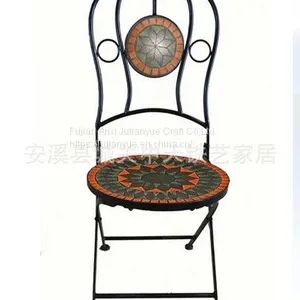 Metal Outdoor Folding Table Coffer Table Round Table thumbnail-5