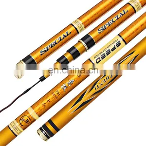 Wholesale OEM Ultra Light Slow Fishing Rod Saltwater Freshwater Fishing 3.6m 3.9m Trolling Rod Carbon Fishing Rod Telescopic thumbnail-1