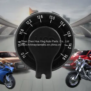 12-24V QC 3.0 Dual Usb Port Car Charger With Colorful Digital Voltmeter On/off Switch thumbnail-2