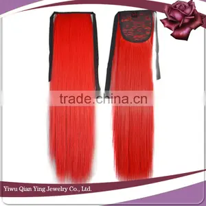 Stars Straight Brown Synthetic Hair Band Ponytail thumbnail-5