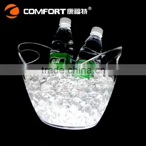 Colorful Flashing Acrylic Led Ice Bucket thumbnail-1