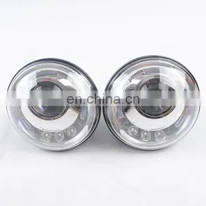 Front Led Headlight For Jeep Wrangler JK 2007-ON Led Headlight Auto Parts thumbnail-1