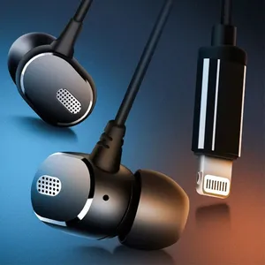 8 Pin MFi Earphone Headset for Iphone thumbnail-5
