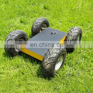 4WD Electric Battery Macanum Hunter Wheel Robot Chassis Platform High Quality Low Price for Sale thumbnail-3