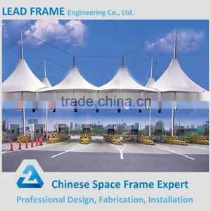 High Efficiency Steel Construction Space Frame Toll Station thumbnail-3