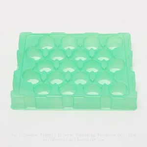 Green Vacuum Forming Plastic Blister Trays Thermoformed Blister Packaging Trays thumbnail-1