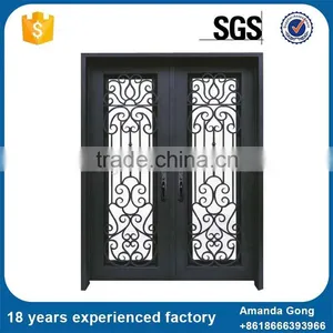 Private Label OEM Wrought Iron Grill Designs For Doors thumbnail-2