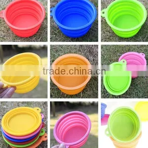 Pet Products,Silicone Foldable Dog Bowl thumbnail-1