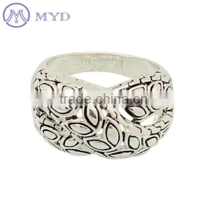 Silver Leaf Ring With Factory Price thumbnail-1