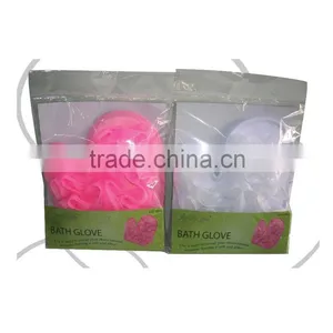 2016 Customized Factory Price Bath Nylon Baby Exfoliating Kids Soft Textile Bath Glove Quality Choice thumbnail-1