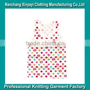 100% Cotton Custom Printed Children Vest for Bulk China Supplier thumbnail-1