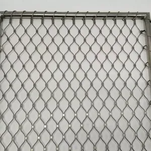 316 Stainless Steel Rope Mesh Crane Floodlights Fall Protection Nets Steel Wire Mesh Anti-Drop Cover Safe Net thumbnail-1