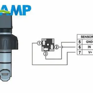High-Precision F3.00 Rotary Flow Sensor With Push-Pull Output, 0.15-8 M/s Range, Corrosion-Resistant for PLC/Instrument Digital Input thumbnail-3
