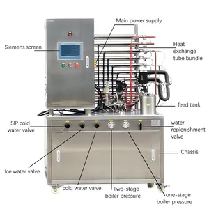 Upgraded Laboratory UHT Ultra-High Temperature Sterilizer, Aseptic Filling System, Milk and Juice Pasteurization Equipment thumbnail-3