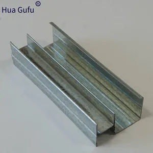 Shaft 75ch Stud Partition Wall System, Elevator Shaft Ch100 Light Steel Stud, Lightweight Fireproof Partition Wall for Pipe Shaft thumbnail-1
