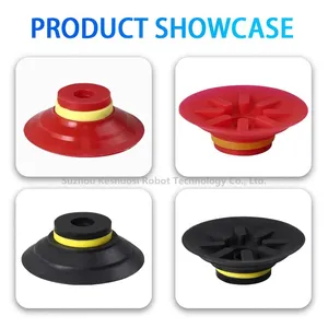 VF Series Flat Vacuum Suction Cup PIAB Brand Alternative High Stability and Low Cushioning Make it Suitable for Gripping Flat Rigid Surfaces thumbnail-4