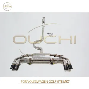 SS304 Exhaust System Catback for Volkswagen R36/Golf GTE MK7/golf MK7/Golf MK7 GTI/ Golf MK8 Muffler With Tips High-performance Car Exhaust Parts thumbnail-2
