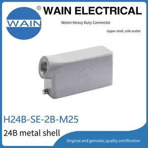 Wain Heavy-duty Connector H24b-se-2b-m25, 24b Metal Rectangular Connector Shell, Aviation Plug thumbnail-1