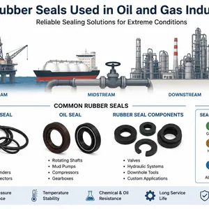 Oil & Gas Rubber Seals Manufacturer | FKM HNBR O Rings for Pipeline Equipment thumbnail-1