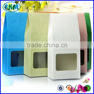 Embossing Kraft Paper Favor Box Wedding Party Gift Candy Boxes Food Chocolate thumbnail-3