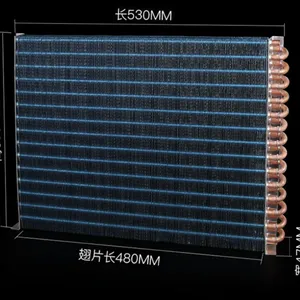 Copper-tube Air-cooled Condenser 220V Single-phase 5HP With Copper Tube & Aluminum Fin thumbnail-3