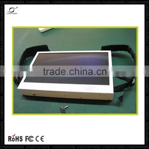 19inch Widescreen Lcd Monitor Portable Backpack Lcd Outdoor tv Advertising Display thumbnail-3