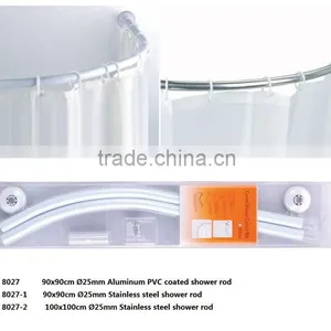Shower Curtain Pole Stainless Steel Shower Rod SS304 Shower Curtain (8025-8027) thumbnail-2