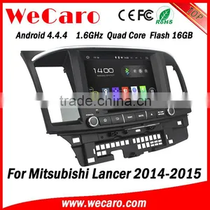 Wecaro 8" Android 4.4.4 Car Stereo 2 Din for Mitsubishi Lancer With Android Radio Gps 1080p 2014 2015 Quality Choice thumbnail-1