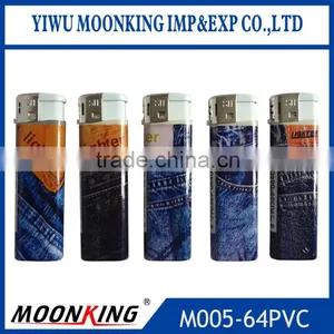 Wholesale Cheap Price Wrap Pvc Picture Plastic Disposable Electronic Fire Cigar Lighter thumbnail-1