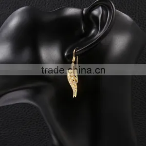 2015 New Fashion Design Fish Shape Dubai Gold Jewelry Earrings thumbnail-6