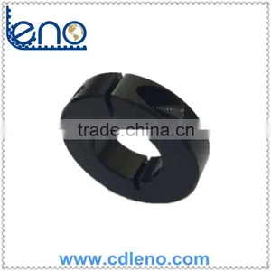Black Anodized 1/2" ID Aluminum Clamping Shaft Collar thumbnail-1