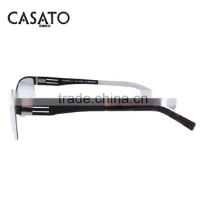 CASATO Modern Elastic Thin Stainless Steel Glasses With Myopia Lens thumbnail-5