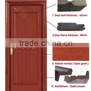 Fancy Design Engineered Veneer Laminated Inter Wood Doors thumbnail-2