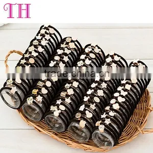 NEW Arrival Wholesale Girl Hair Accessories Cute Resin Decoration Elastic Latest Hairband Designs thumbnail-2