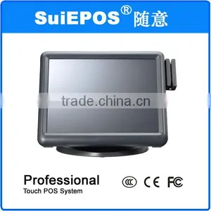 Full Pos Systems for Point of Sale With Dual Touch Screen Pos Equipment thumbnail-2