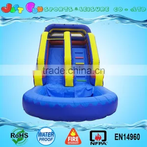 Commercial Grade Water Slide With Pool, Cheap Water Slides for Sale thumbnail-2