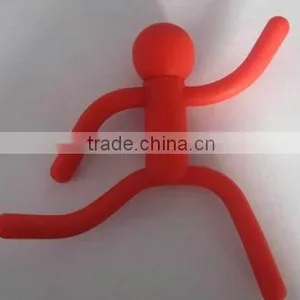 Pvc Custom Changed Man Shape Usb Flash Drive thumbnail-1