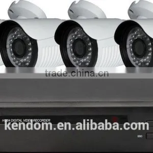 Kendom KD-AK4091MB-AH10 AHD Camera IP66 Waterproof Bullet Security IR 4CH AHD DVR Kit Outdoor 720P Plug and Play Support Mobile thumbnail-2