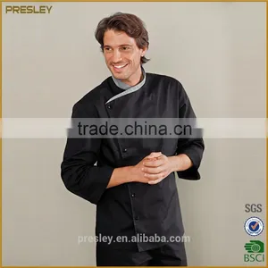 Chef Coat Uniform Oil Resistance Knotted Cloth Buttons 100% Cotton Cook Uniform thumbnail-1