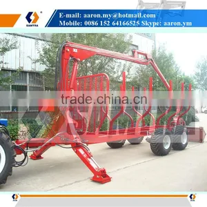 Log Trailers With Grapple, Forest Crane Trailer thumbnail-1