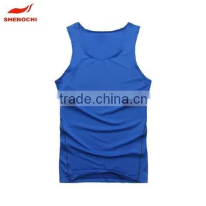 Simple Design Comfortable High Quality Custom Wholesale Gym Singlets thumbnail-3