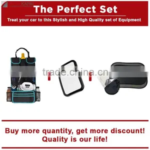The Perfect Set Car Organizer+Baby Car Mirror+Car Sunshade thumbnail-1