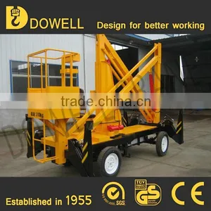 Articulated Towable Boom Lift 6-17m Cherry Picker Man Lift for Sale thumbnail-5