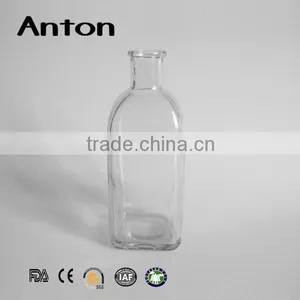 Hot Sale 520ml Tall Square Aroma Glass Reed Diffuser Bottle With Rattan Stick and Cork thumbnail-1