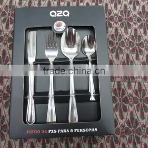 Stainless Steel 24pcs Cutlery Set #219 thumbnail-3