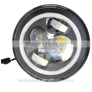 7inch Motorcycle LED Headlight Install For Harley Davidson Hi/Lo Beam Lamp Light thumbnail-3