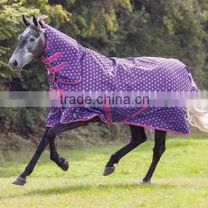Waterproof Spotty Turnout Horse Rug thumbnail-1