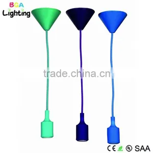 UL E26 Socket Silicone Pendant Lighting Parts With Plastic Canopy thumbnail-6